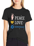 Peace Love Hanukkah T-Shirt