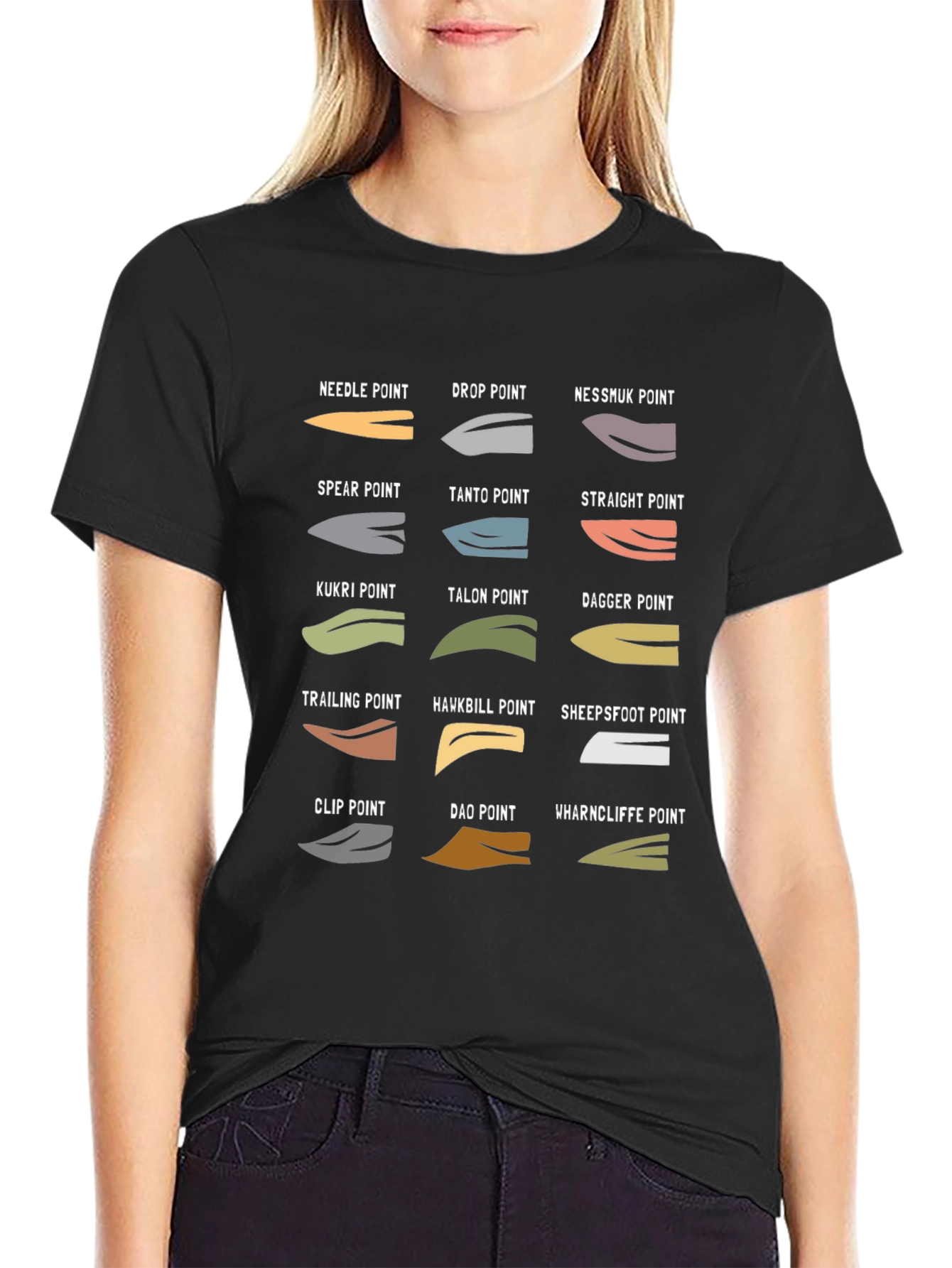 Knife Blade Types T-Shirt