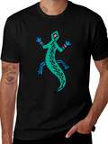 Retro Lizard Graphic Tee - Bold & Unique!