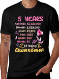 5 Years of Awesome T-Shirt Birthday Gift