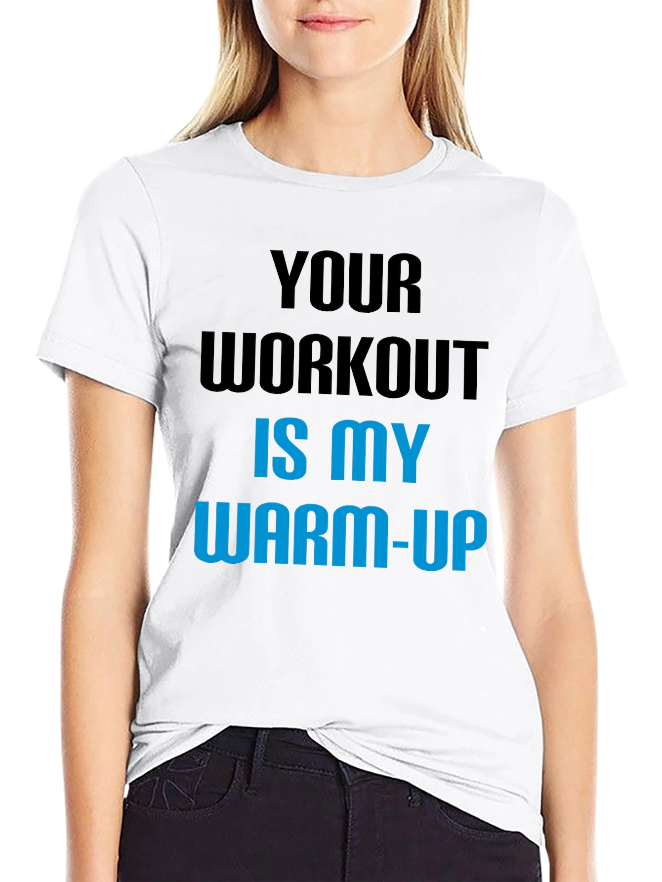 Workout Humor T-Shirt - Your Workout Is My Warm-Up