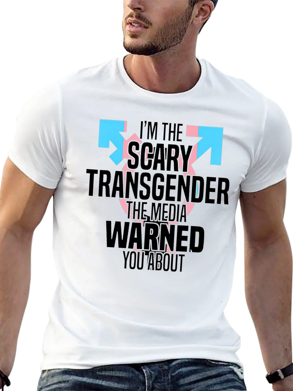 Scary Transgender Tee - Bold Statement Shirt