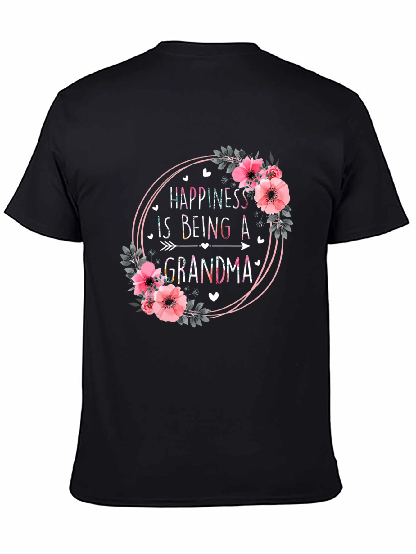 Happiness is Being a Grandma Graphic T-Shirt