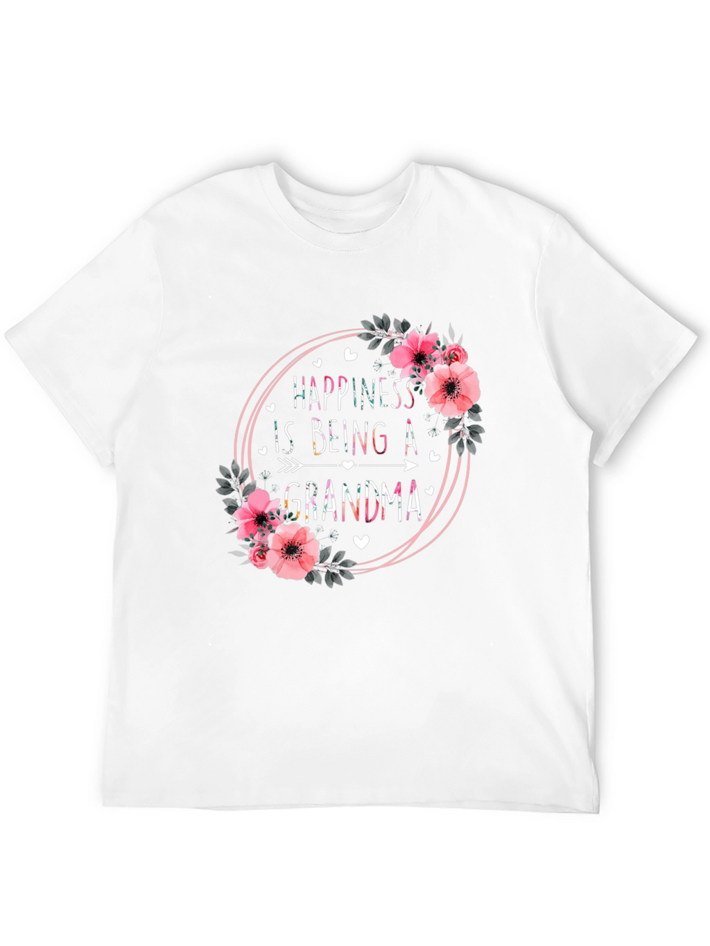 Happiness is Being a Grandma Graphic T-Shirt