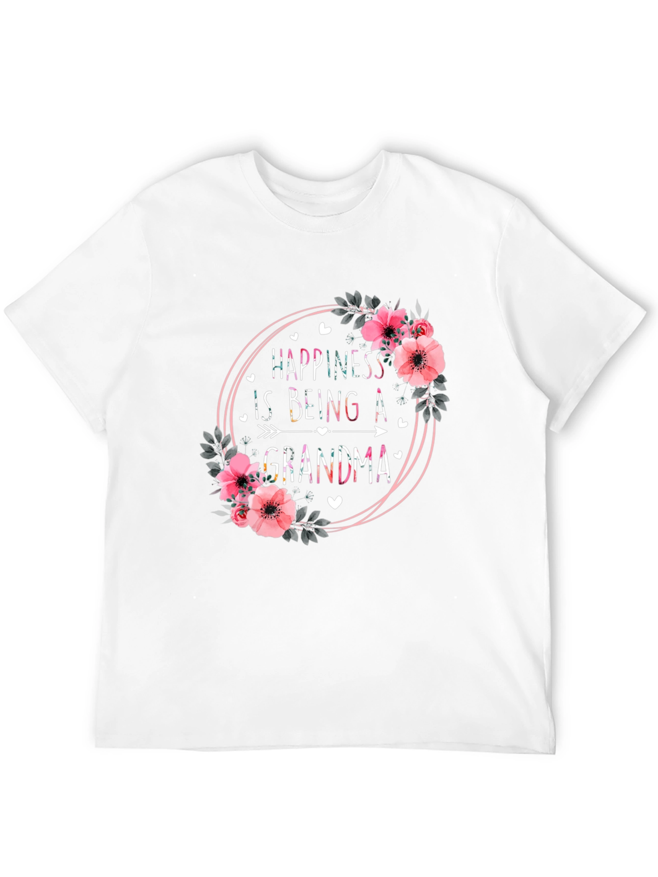 Happiness is Being a Grandma Graphic T-Shirt