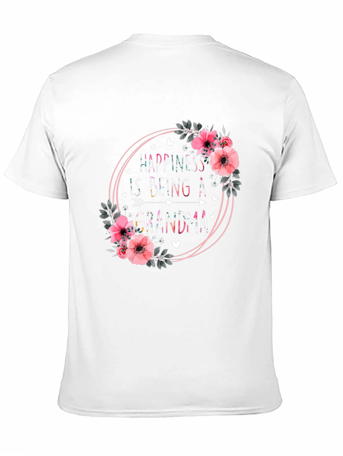 Happiness is Being a Grandma Graphic T-Shirt