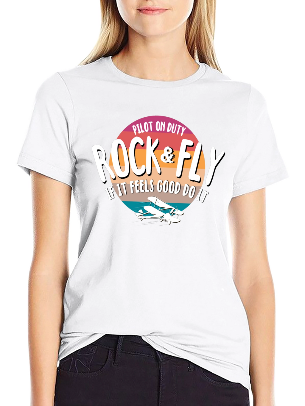 Rock & Fly Pilot On Duty T-Shirt