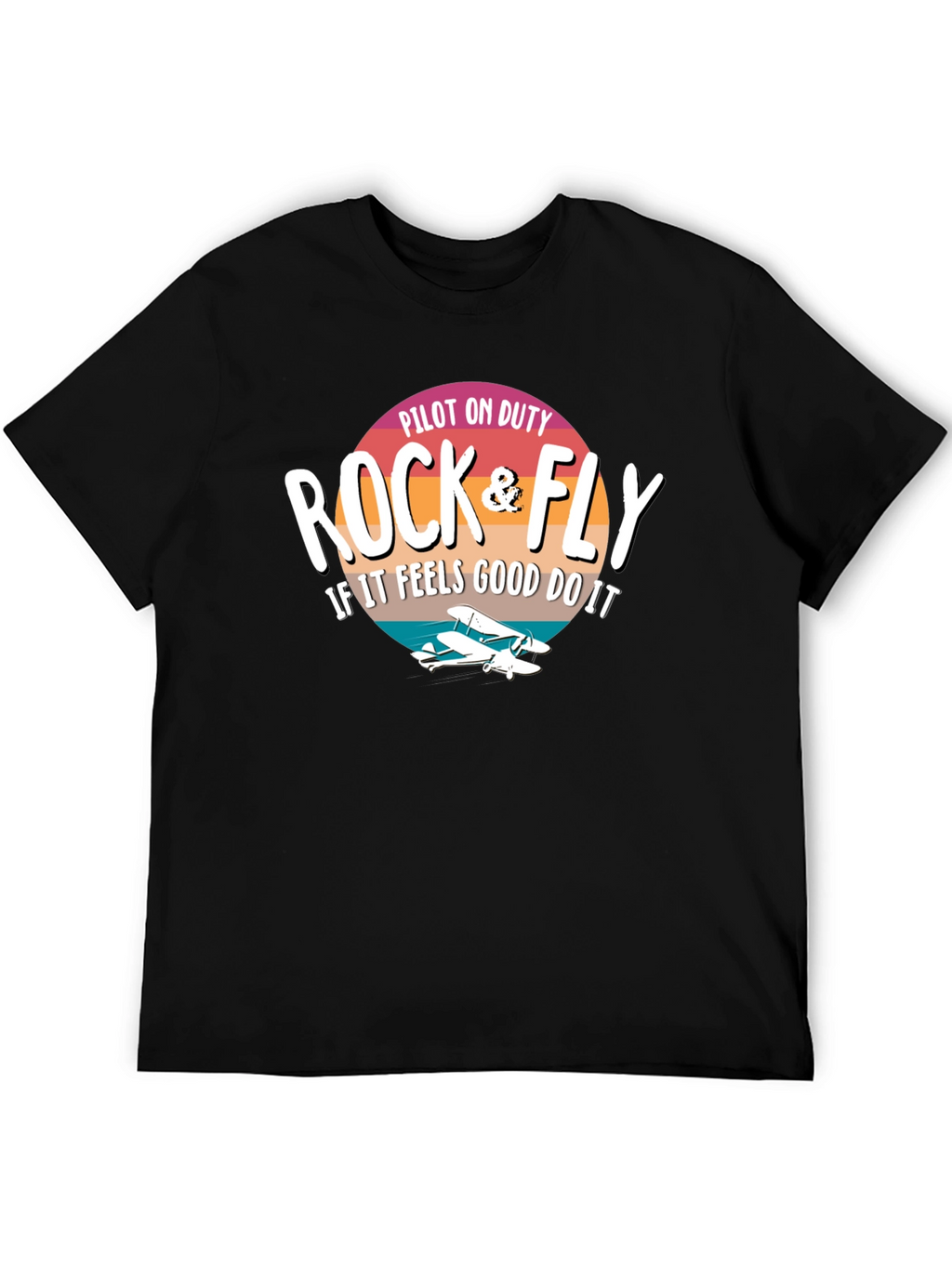 Rock & Fly Pilot On Duty T-Shirt