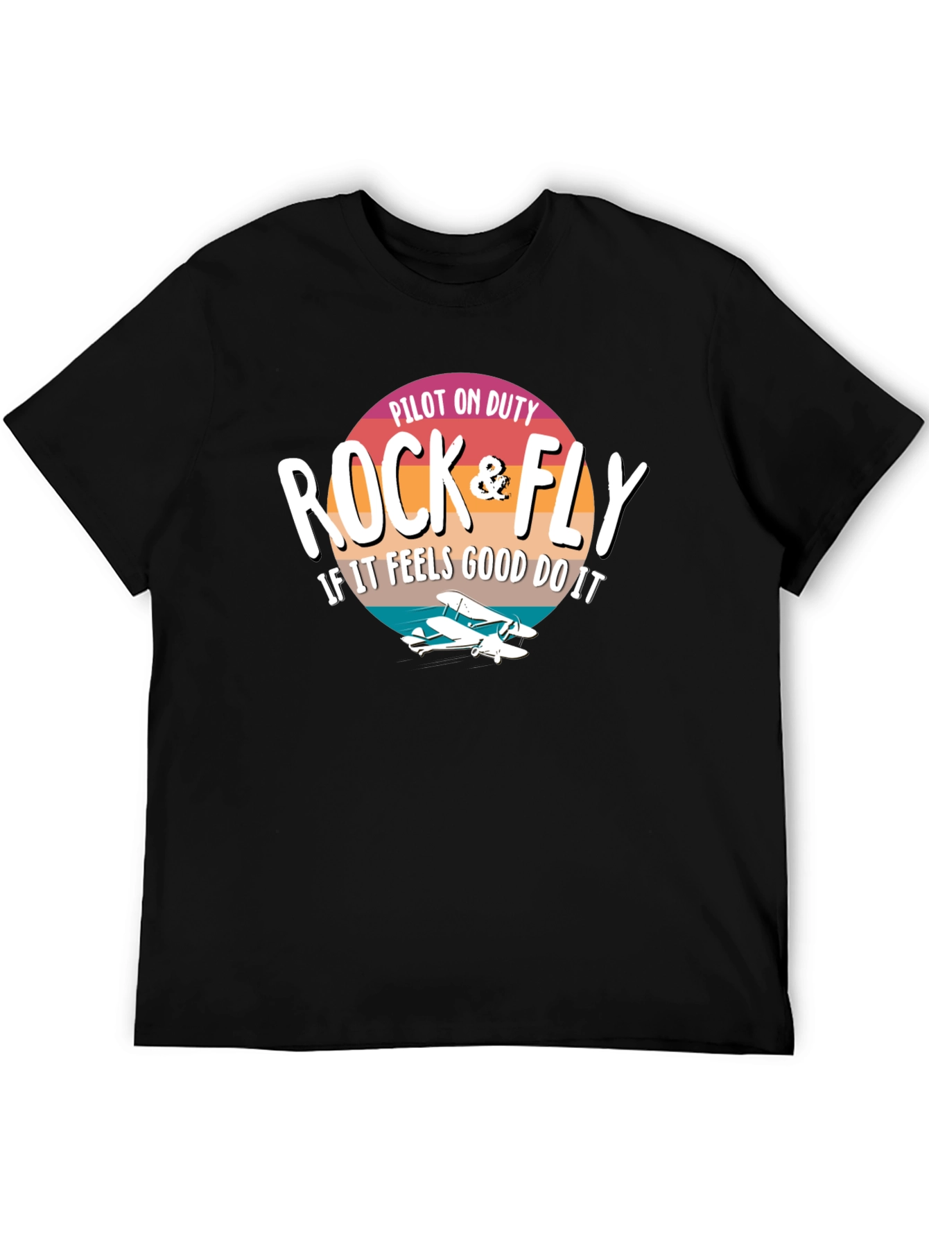Rock & Fly Pilot On Duty T-Shirt