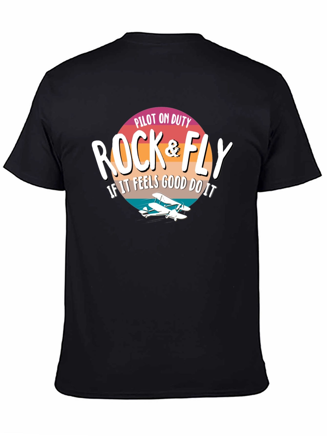 Rock & Fly Pilot On Duty T-Shirt