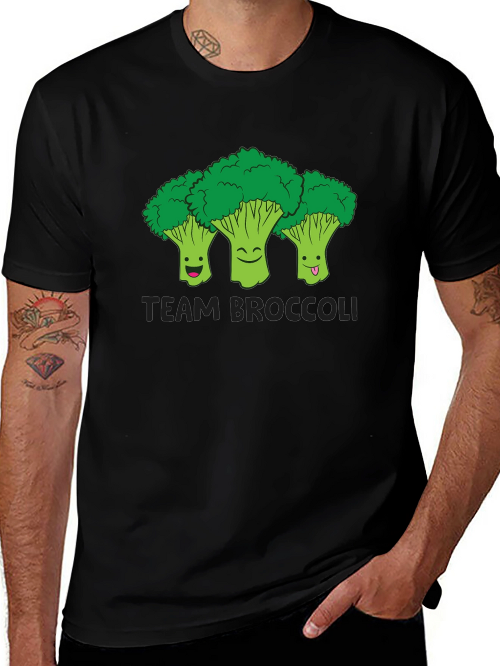 Team Broccoli T-Shirt - Funny Vegan Tee