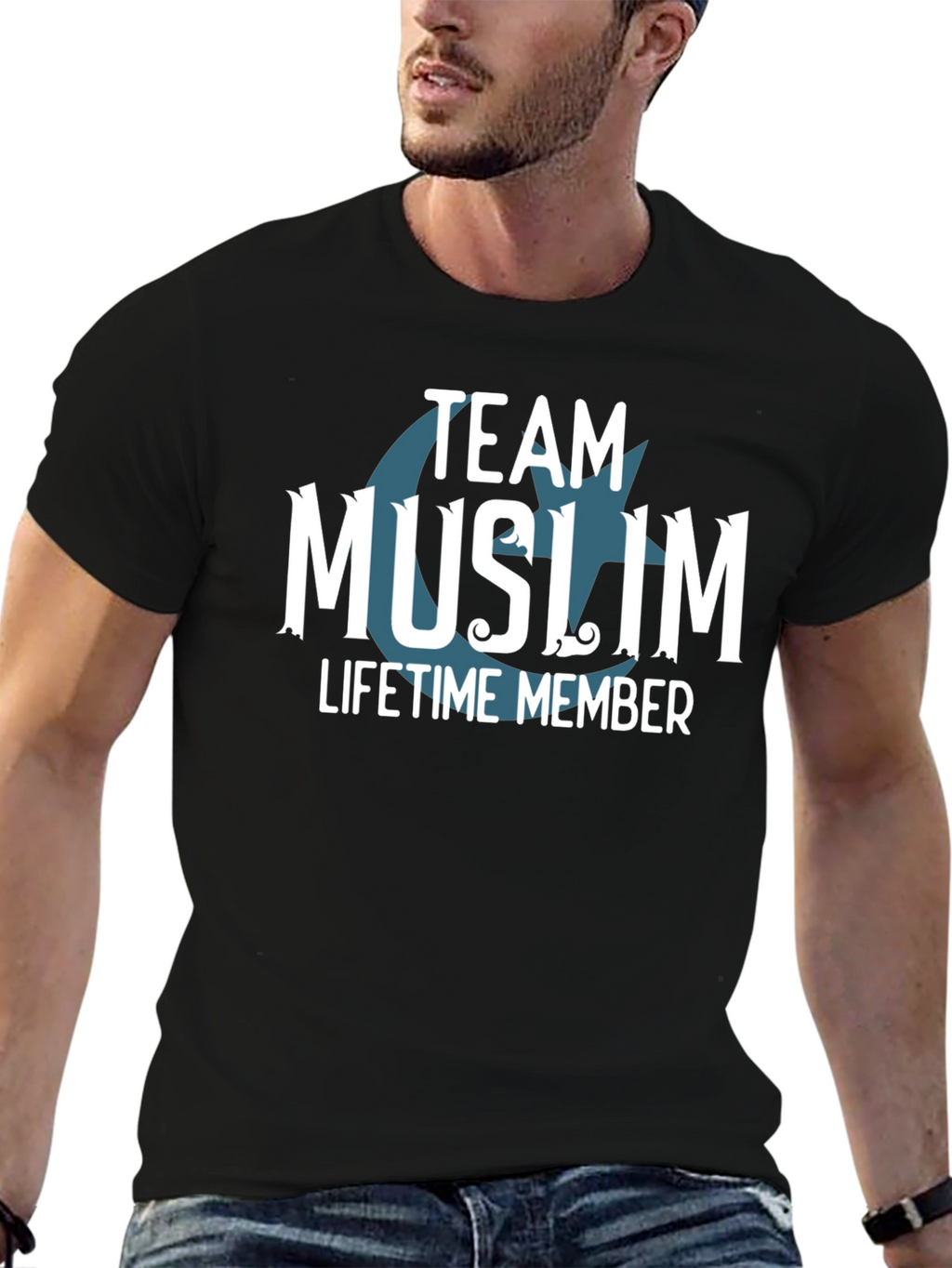 Team Muslim Lifetime Member Graphic Tee