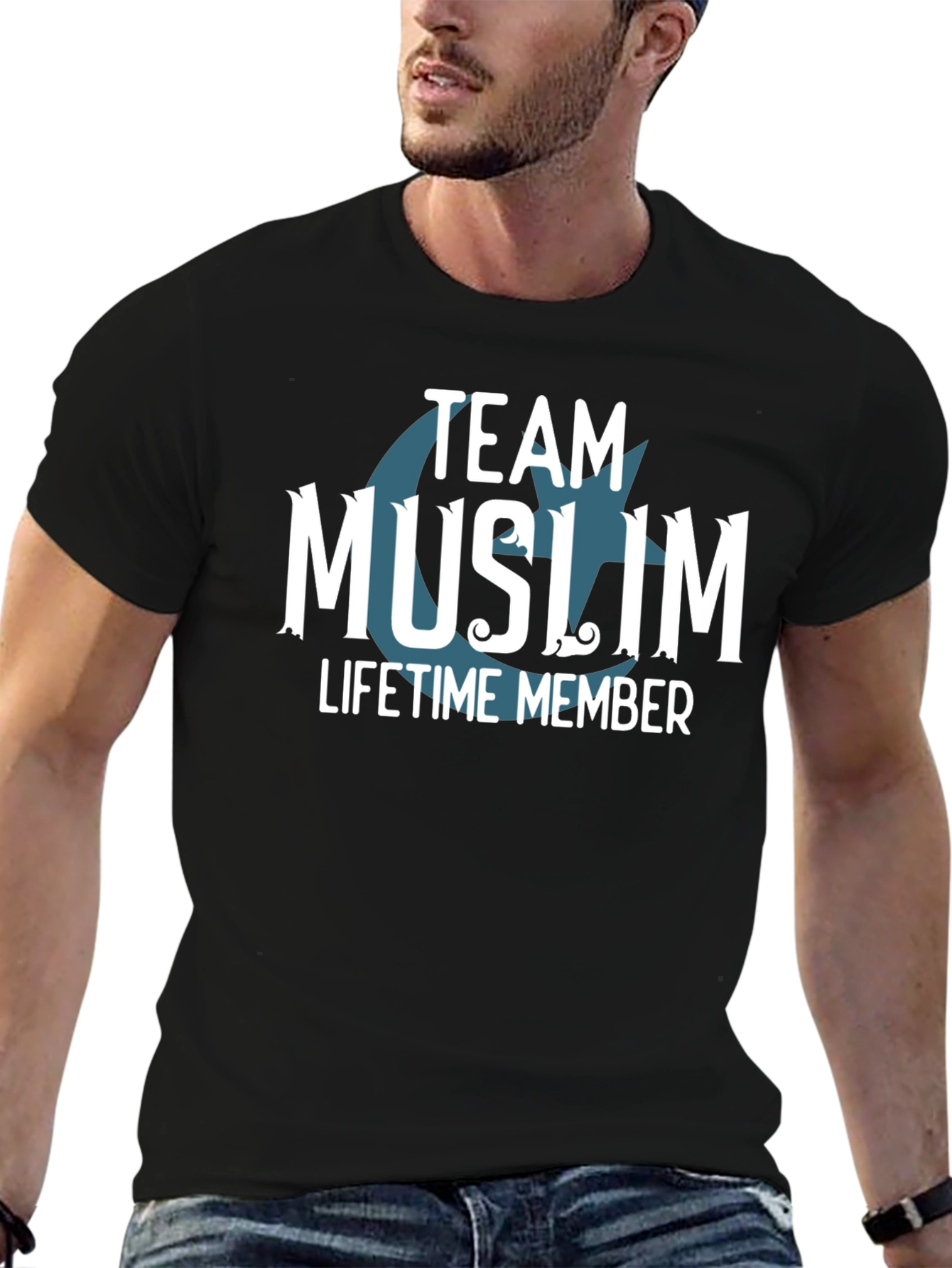Team Muslim Lifetime Member Graphic Tee