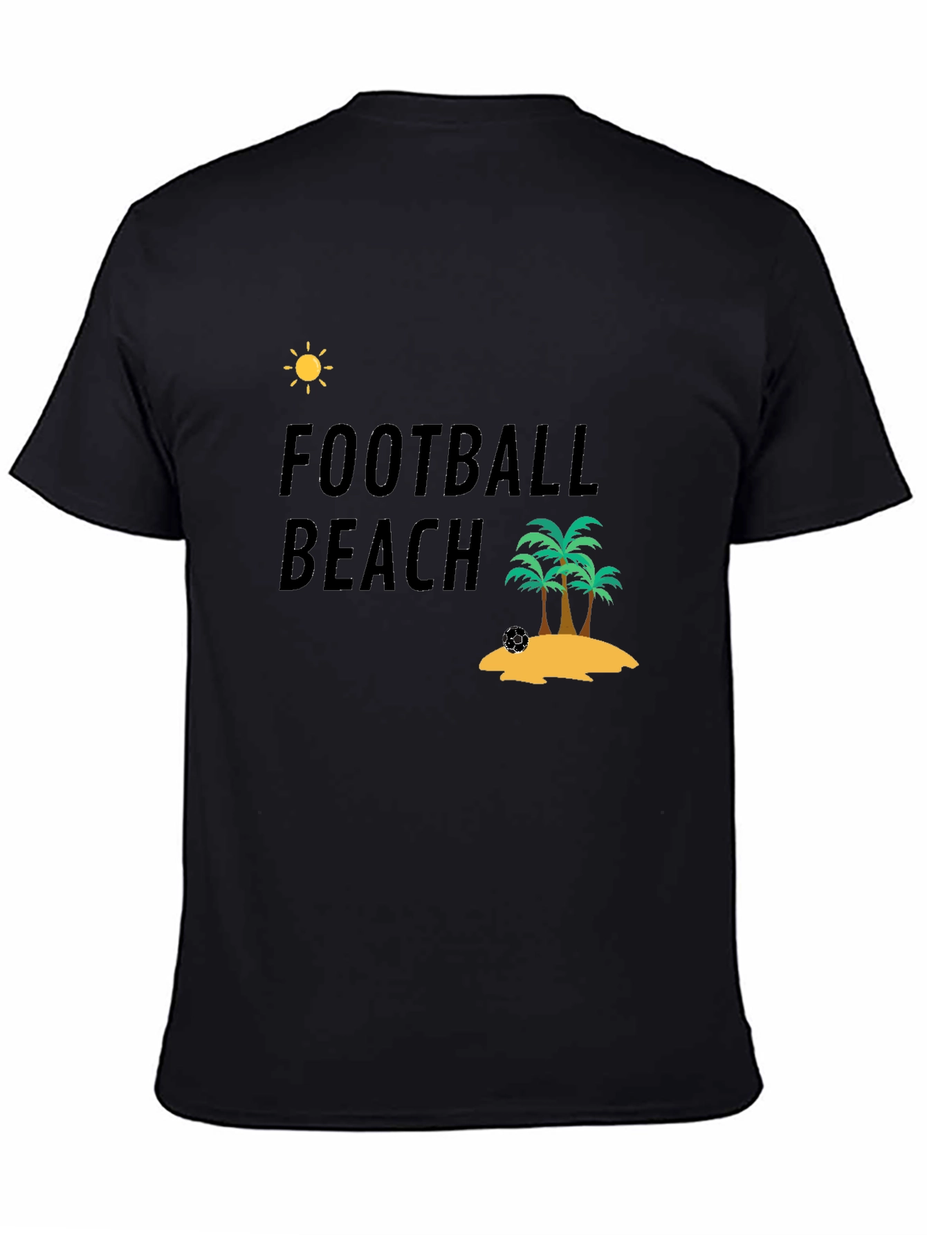 Football Beach T-Shirt - Tropical Vacation Ready!