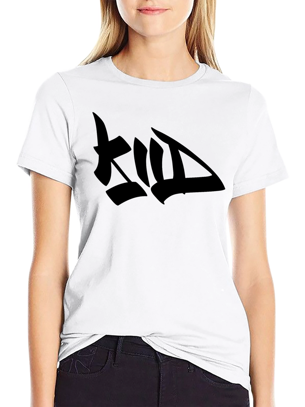 Mens Black Graphic Tee - Bold Design