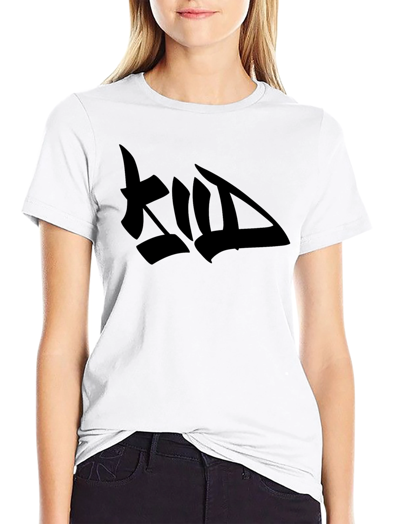 Mens Black Graphic Tee - Bold Design