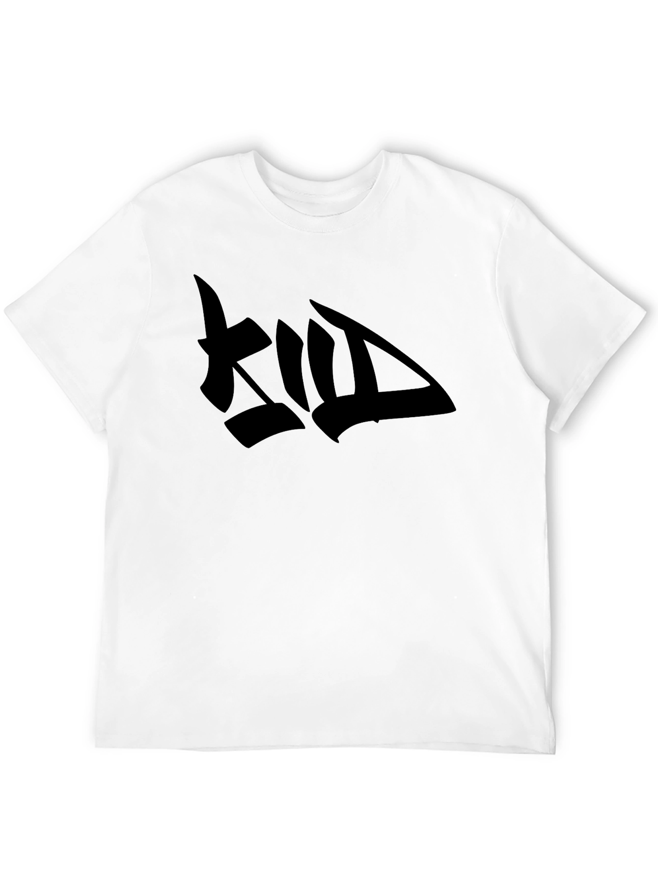 Mens Black Graphic Tee - Bold Design