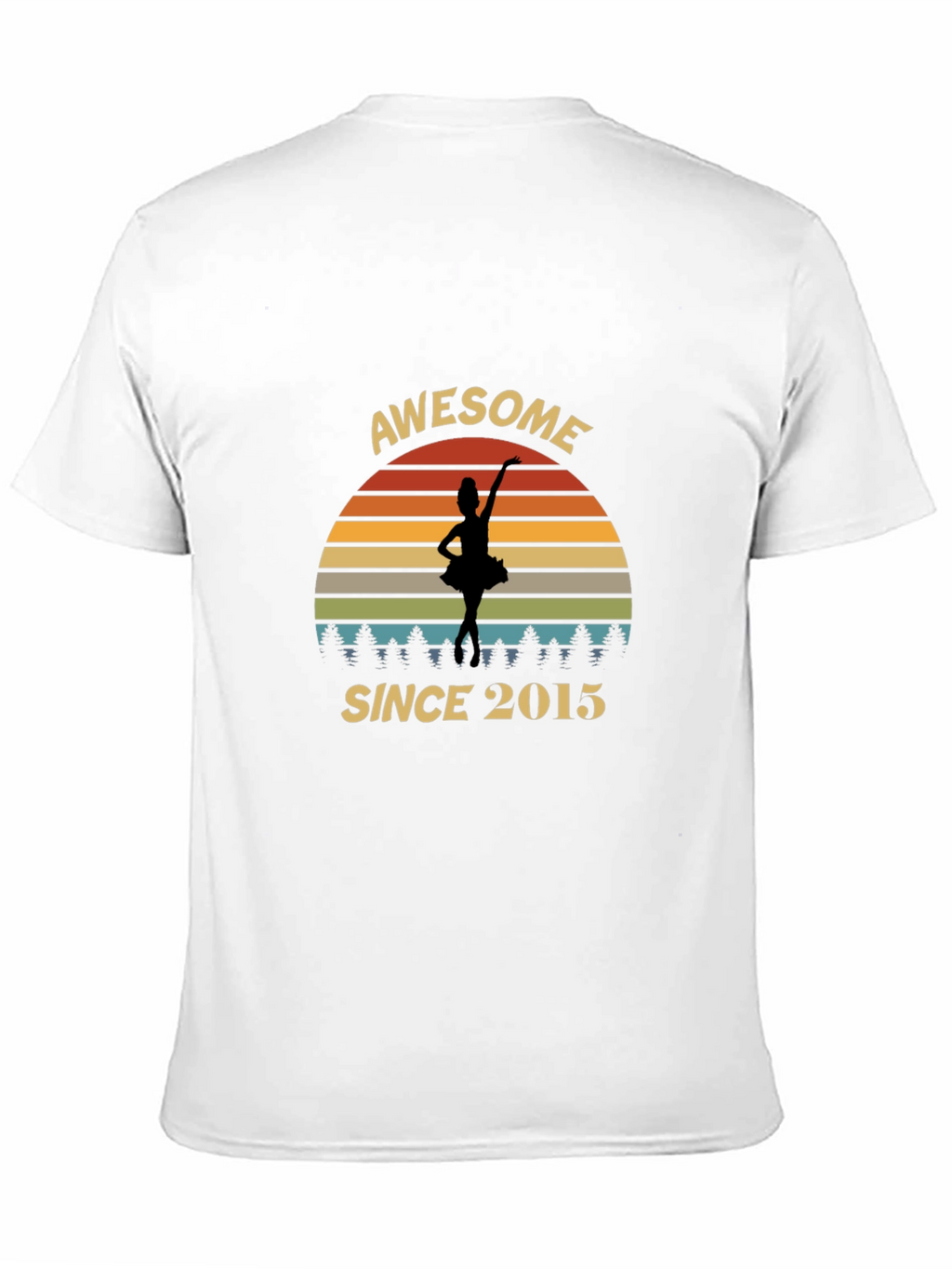 Awesome Since 2015 Dancer Graphic T-Shirt