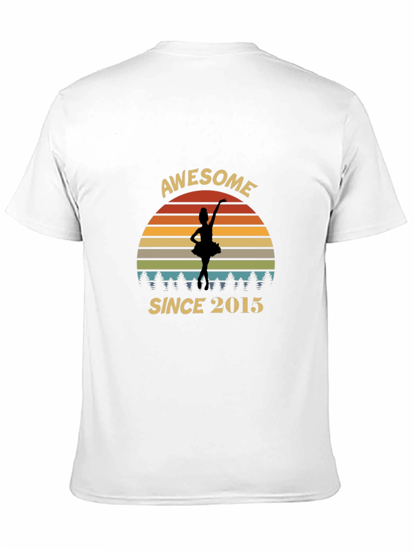 Awesome Since 2015 Dancer Graphic T-Shirt