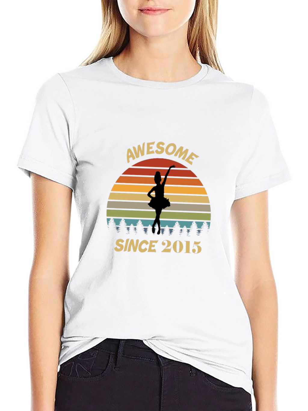 Awesome Since 2015 Dancer Graphic T-Shirt