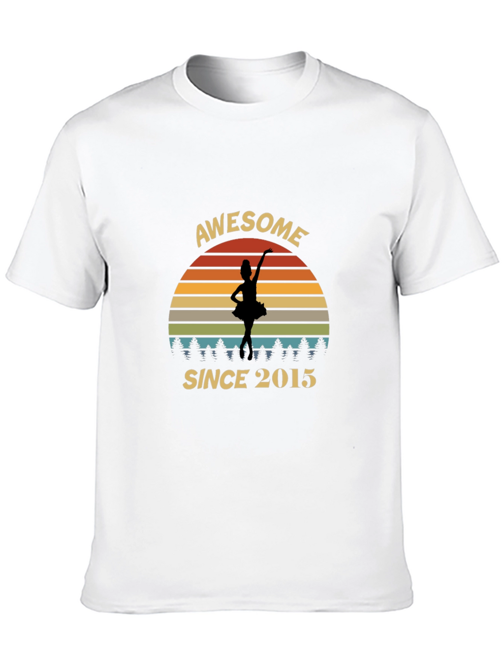Awesome Since 2015 Dancer Graphic T-Shirt
