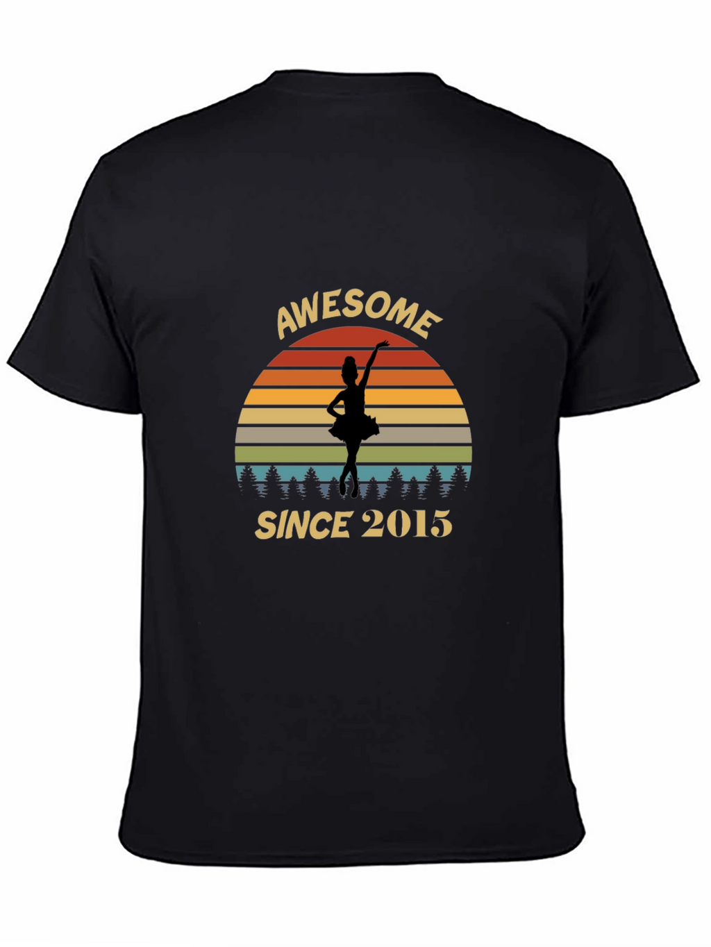 Awesome Since 2015 Dancer Graphic T-Shirt