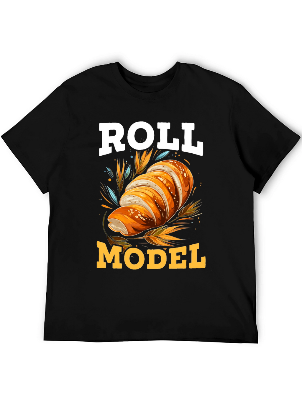 Roll Model Funny Graphic T-Shirt