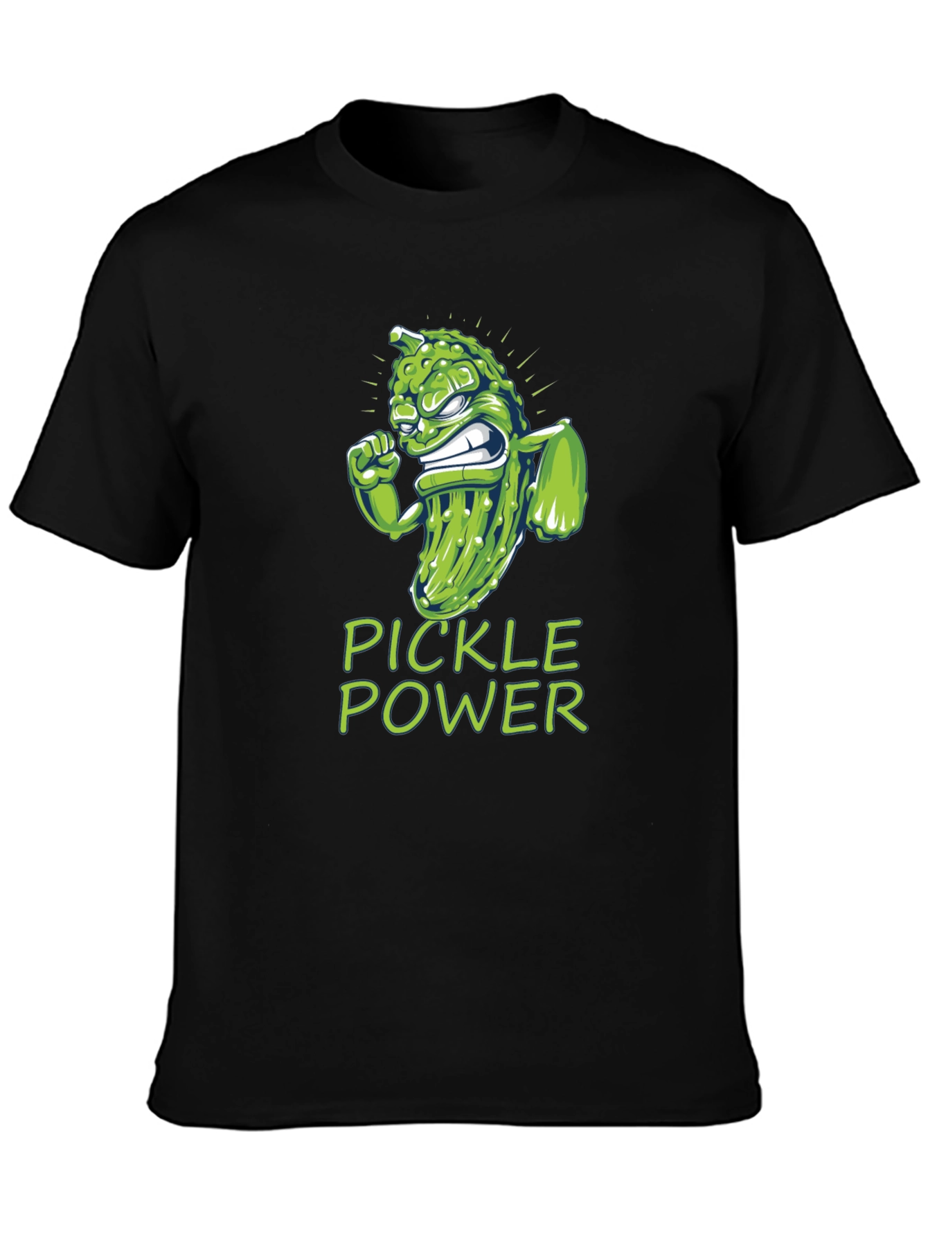 Pickle Power Graphic Tee -  Funny Foodie Shirt