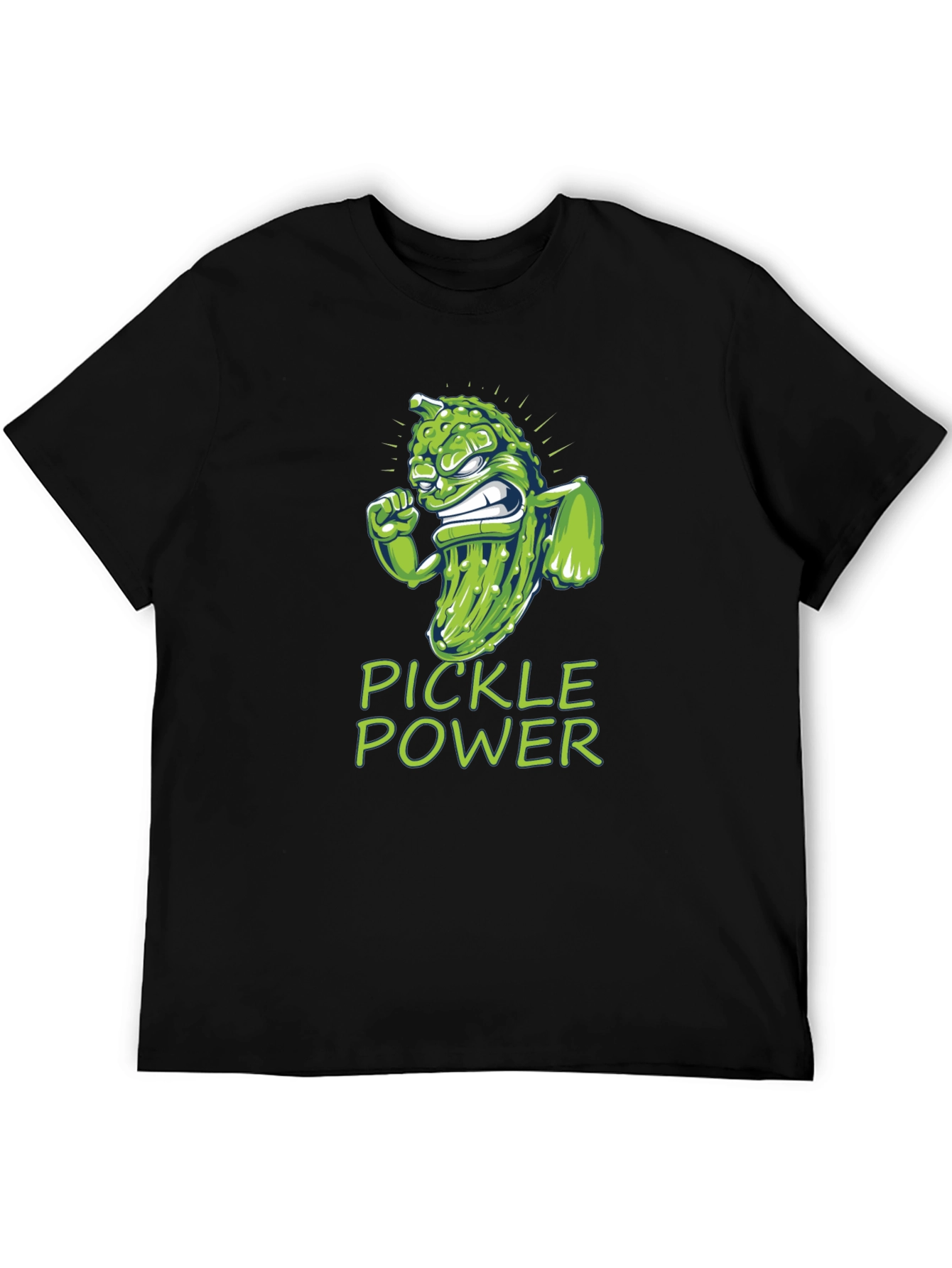 Pickle Power Graphic Tee -  Funny Foodie Shirt