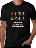 You Rock I Rock Guitar Rocks Graphic Tee