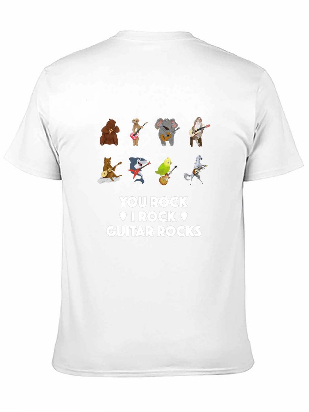 You Rock I Rock Guitar Rocks Graphic Tee