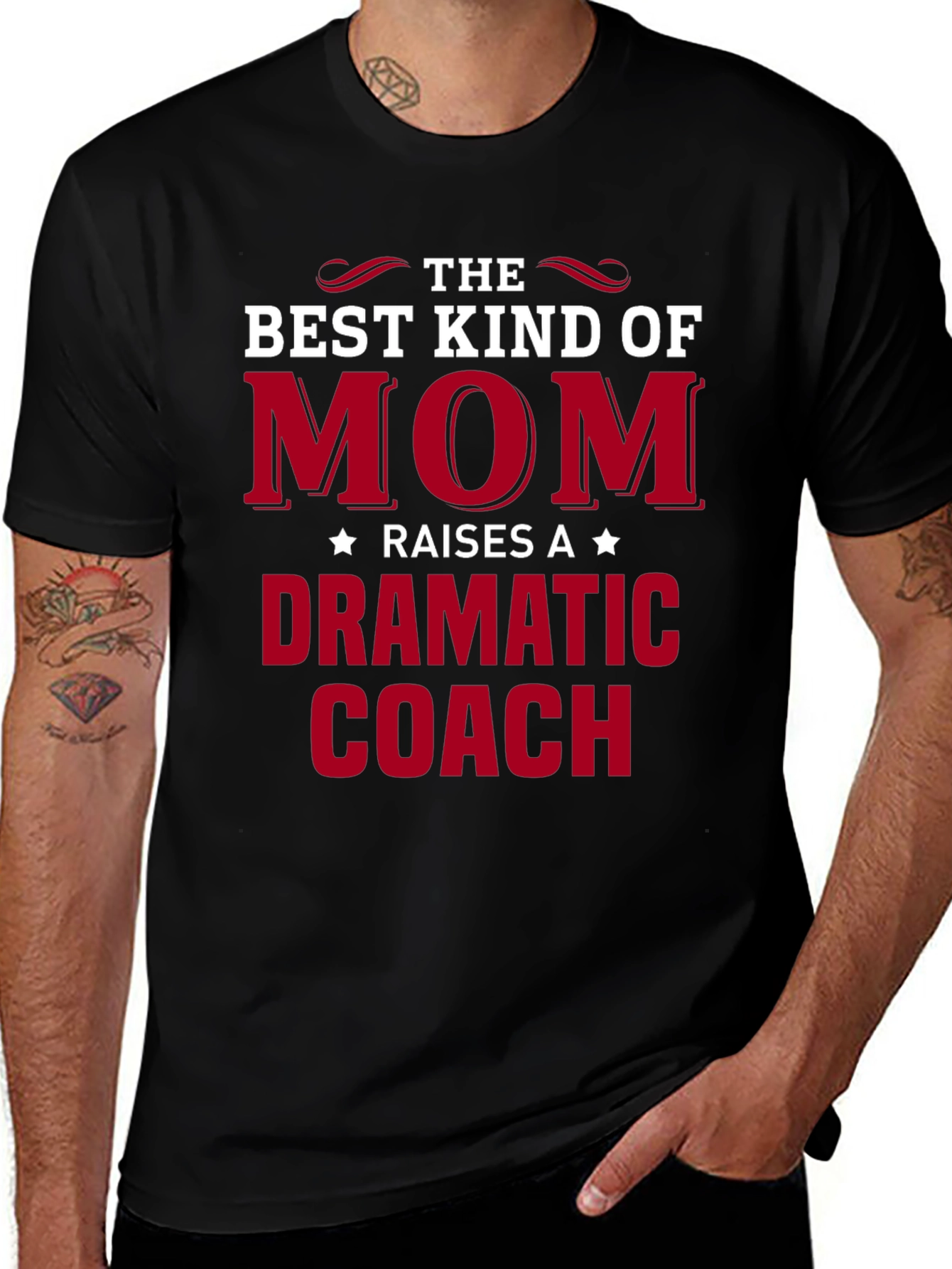 Dramatic Coach Mom T-Shirt - Best Kind of Mom Tee