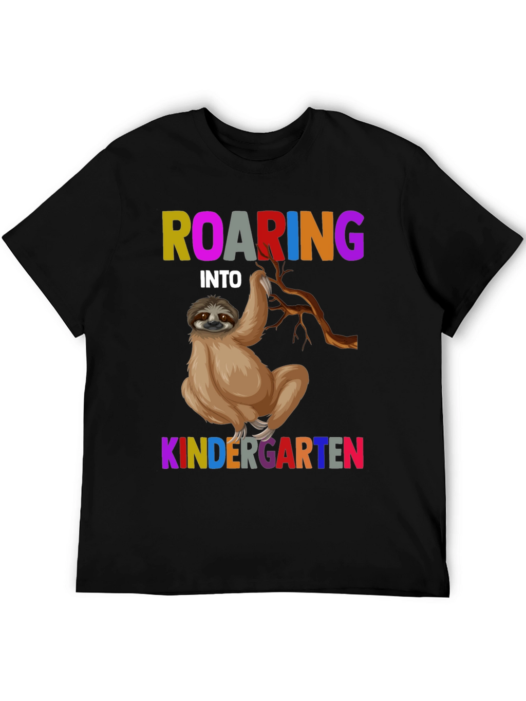 Roaring Into Kindergarten Sloth T-Shirt