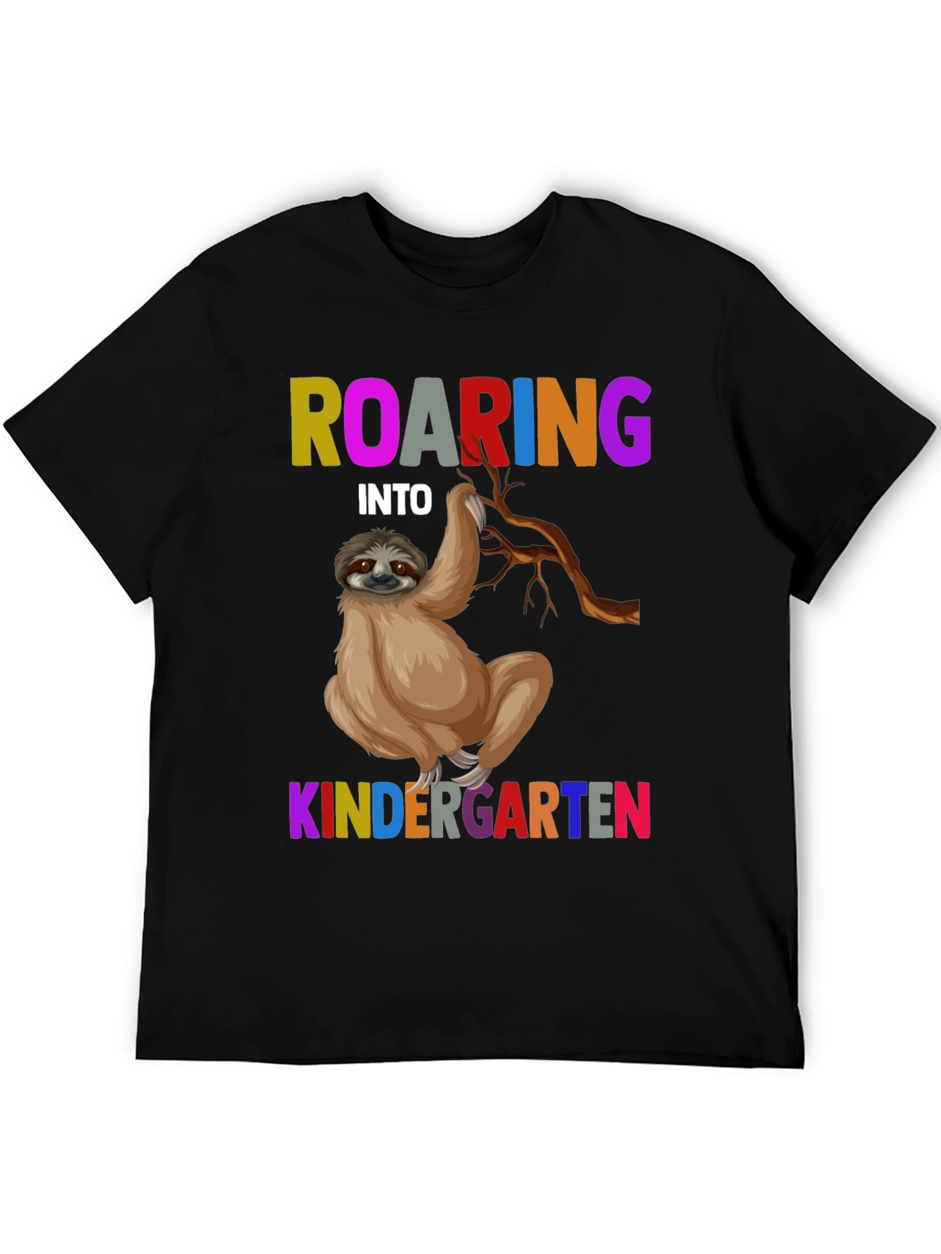 Roaring Into Kindergarten Sloth T-Shirt