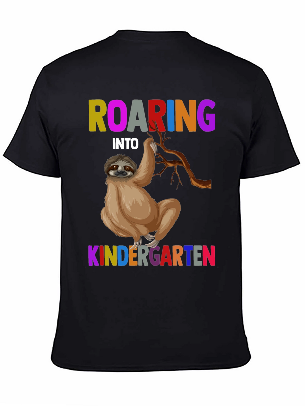 Roaring Into Kindergarten Sloth T-Shirt