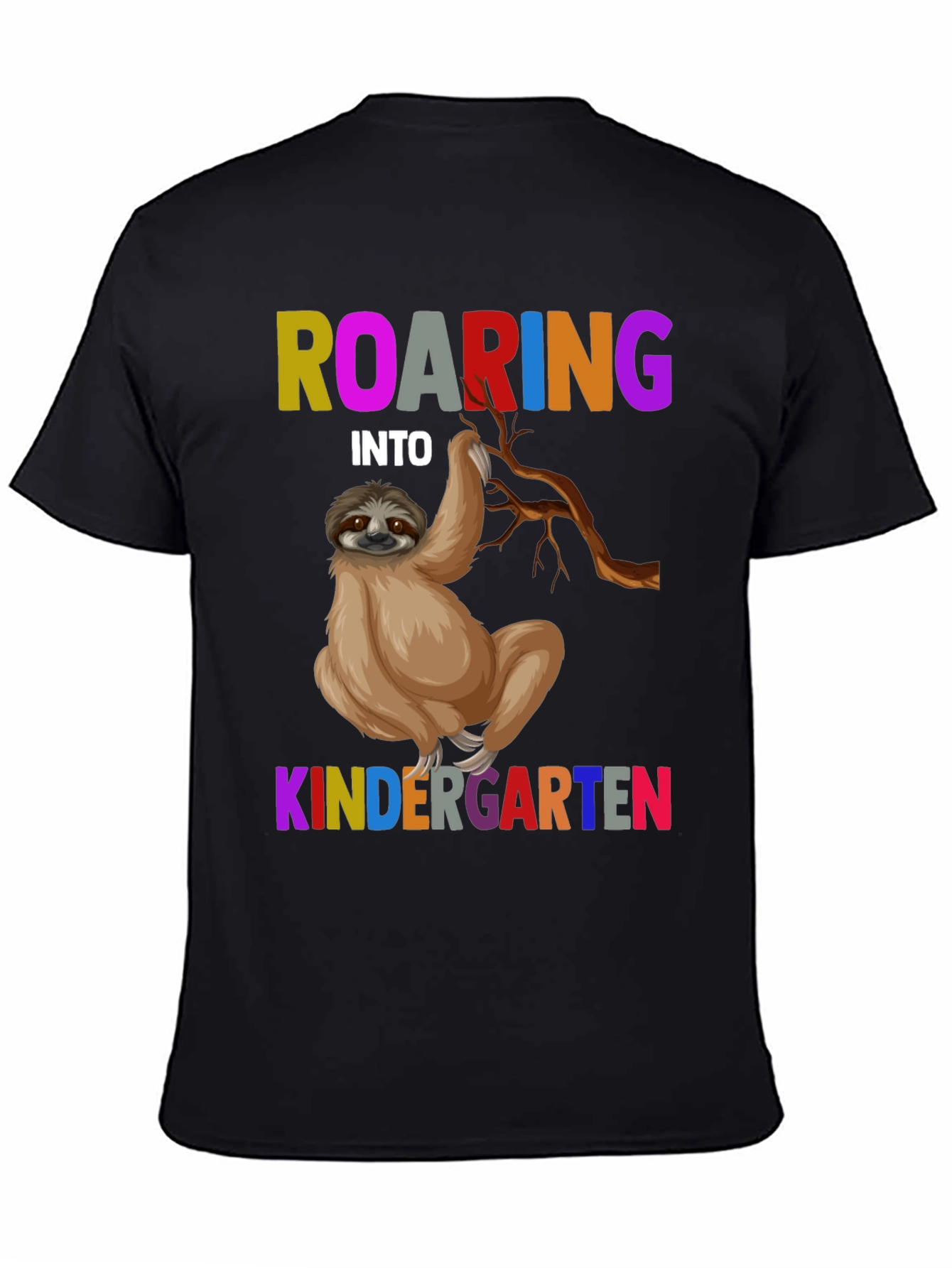 Roaring Into Kindergarten Sloth T-Shirt