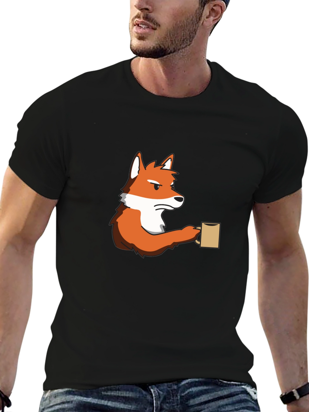 Grumpy Fox Coffee Graphic Tee
