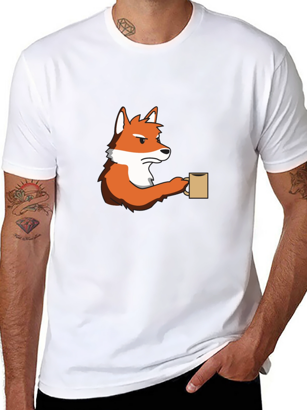 Grumpy Fox Coffee Graphic Tee
