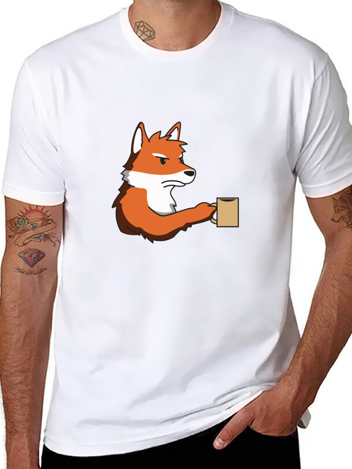 Grumpy Fox Coffee Graphic Tee