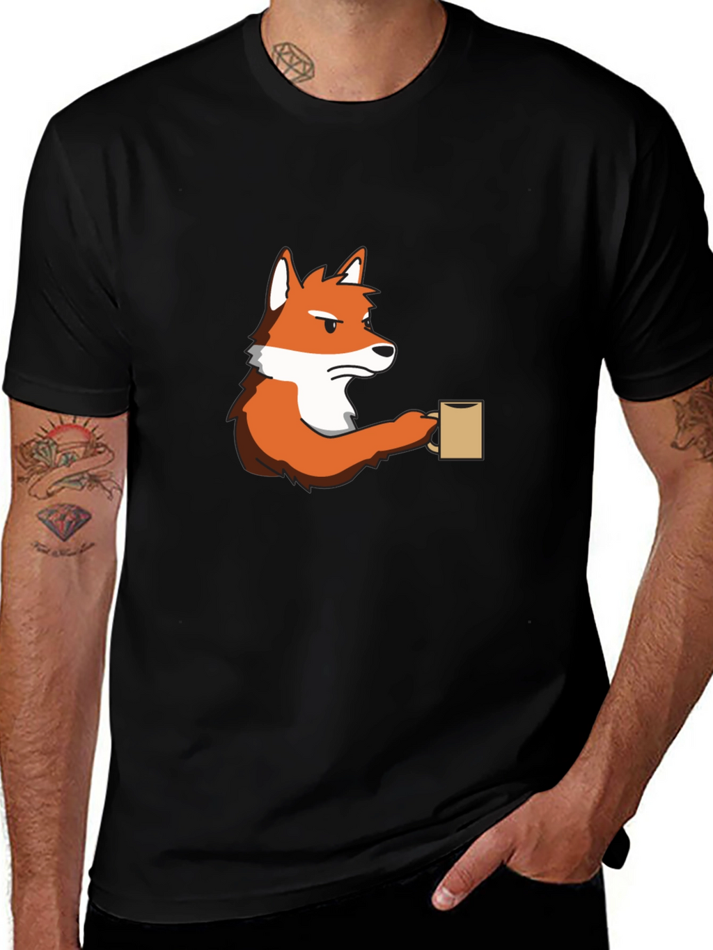 Grumpy Fox Coffee Graphic Tee