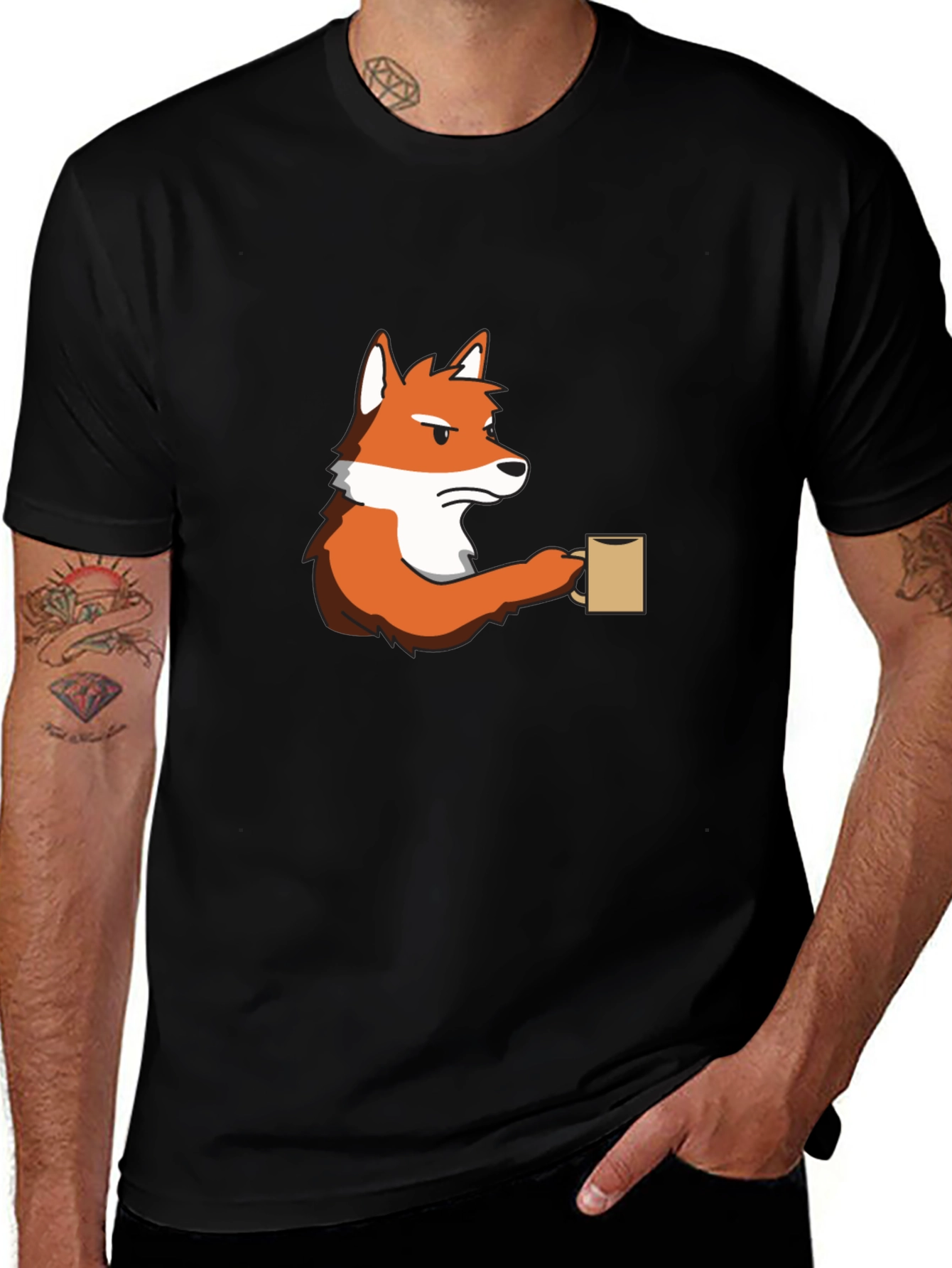 Grumpy Fox Coffee Graphic Tee