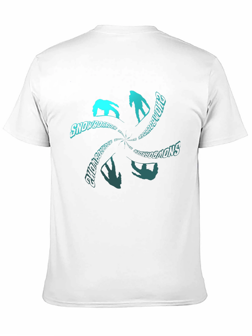 Snowboarder Graphic T-Shirt - Black