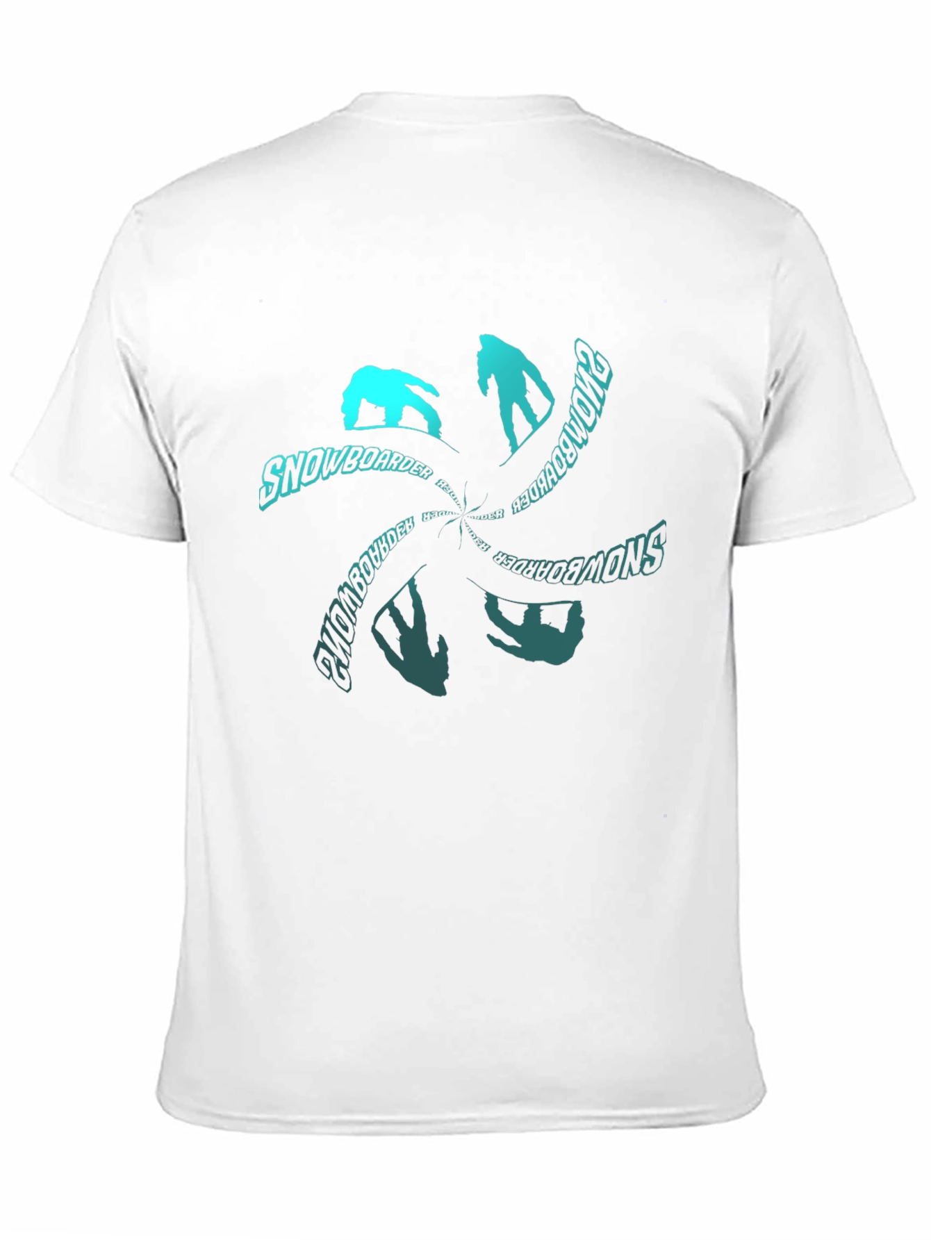 Snowboarder Graphic T-Shirt - Black