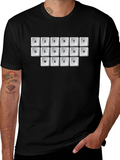 AZERTY Keyboard T-Shirt - Black Graphic Tee