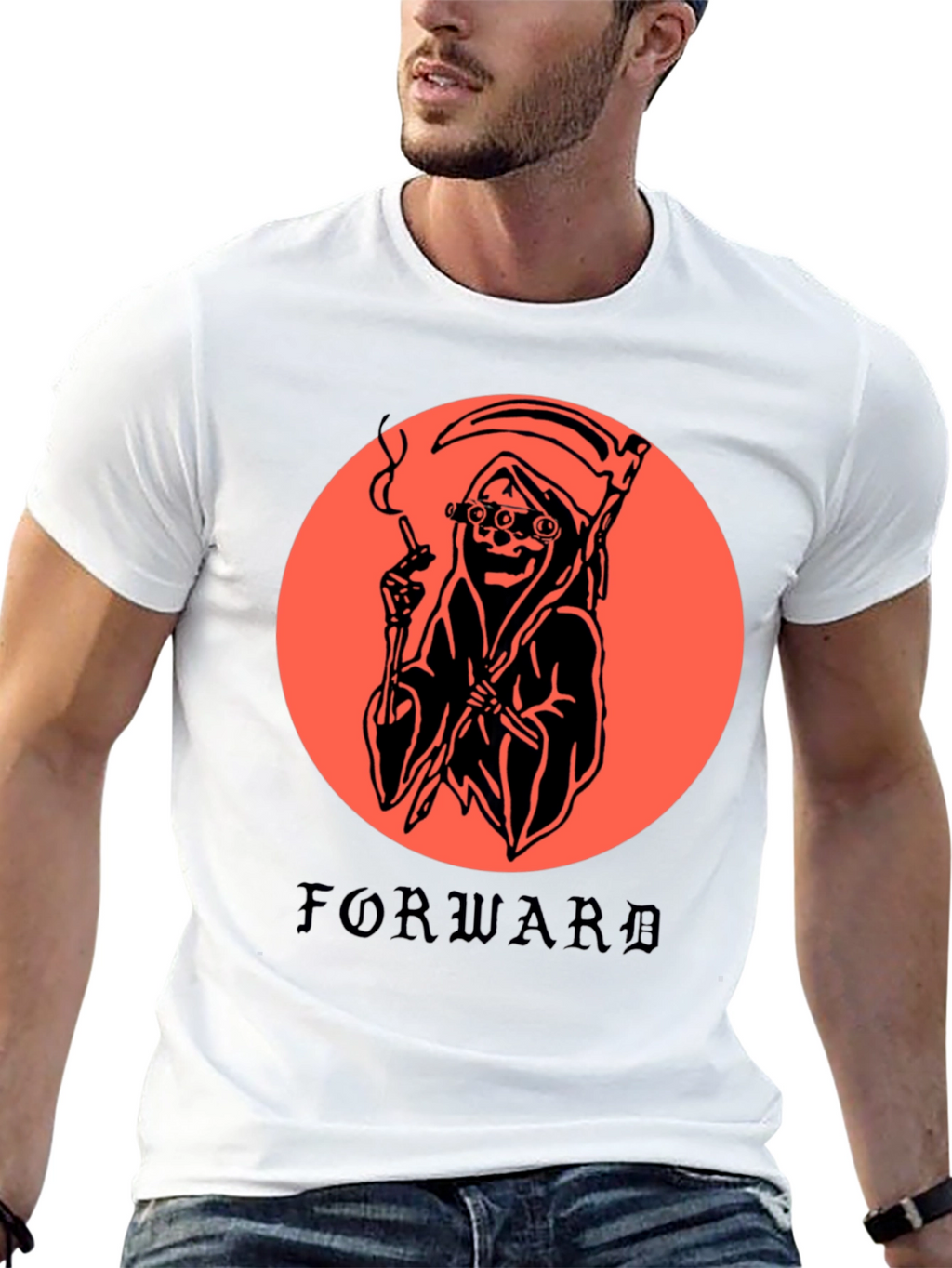 Forward Reaper Graphic Tee - Trendy Streetwear