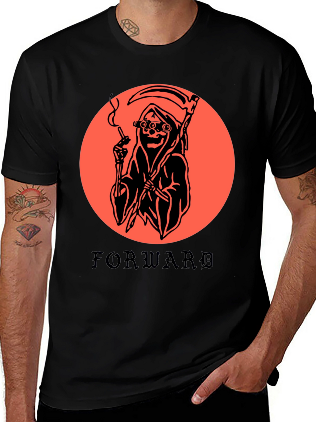 Forward Reaper Graphic Tee - Trendy Streetwear
