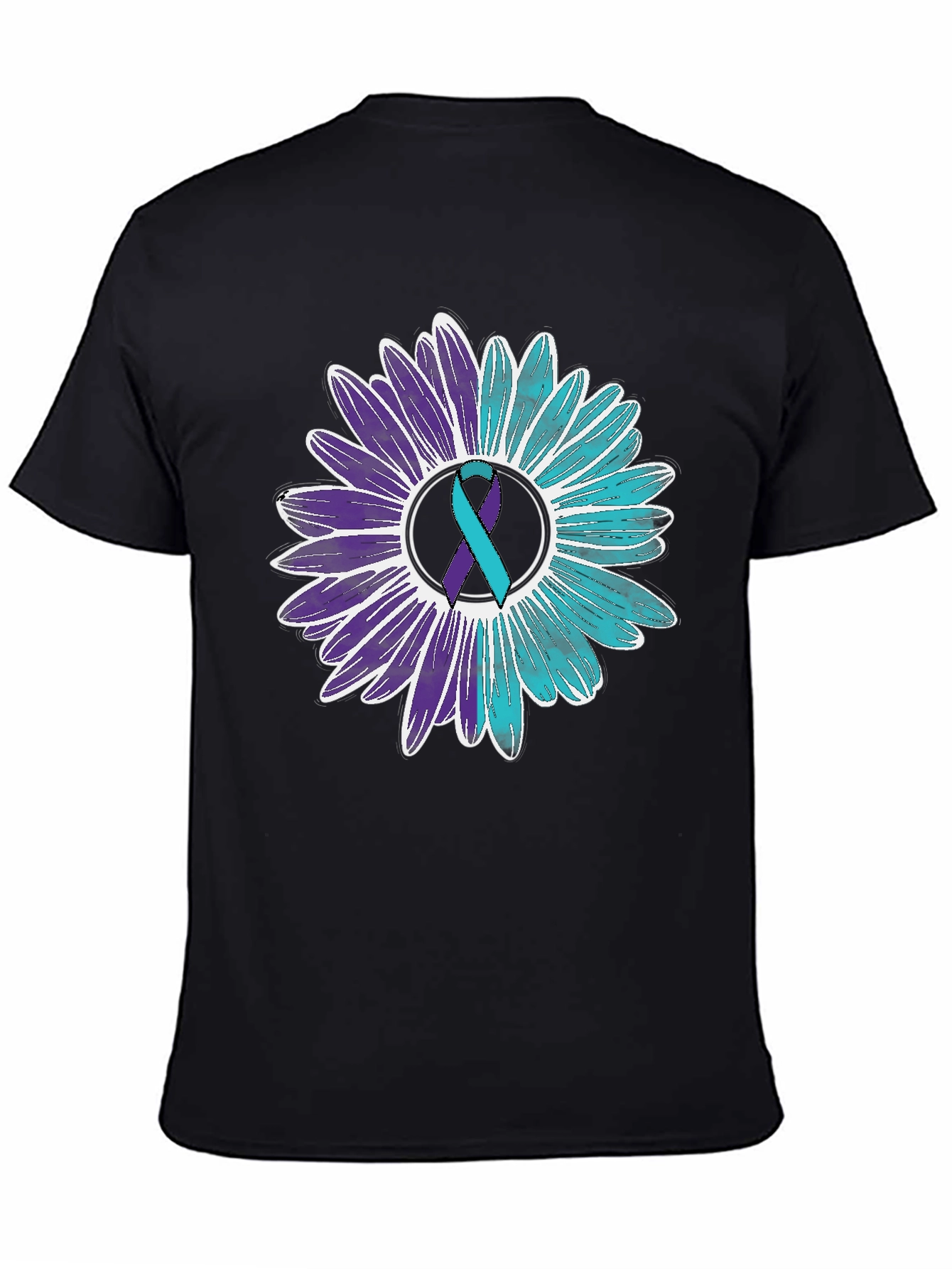 Awareness Ribbon Floral Graphic Tee