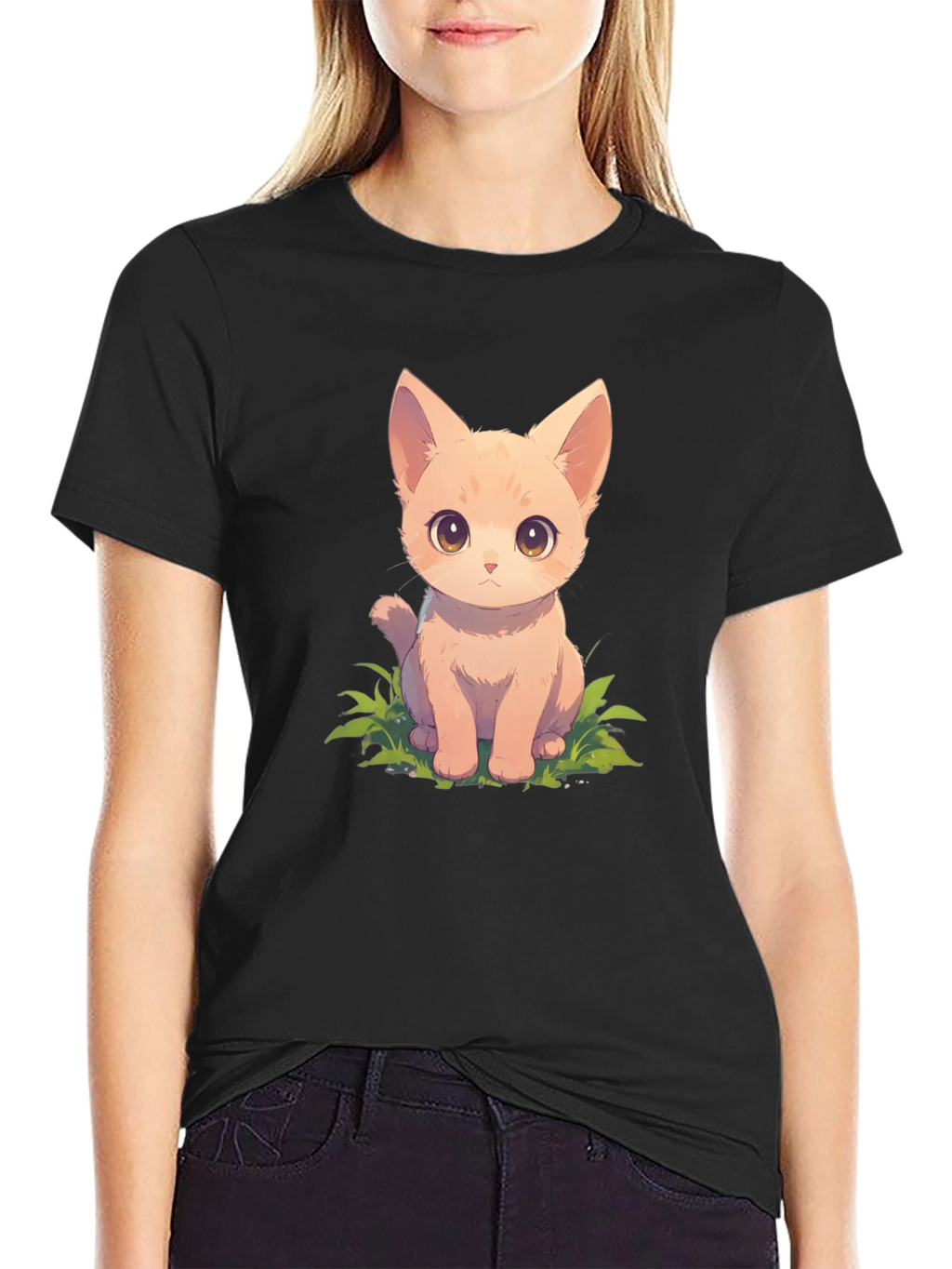 Cute Kitten Graphic T-Shirt