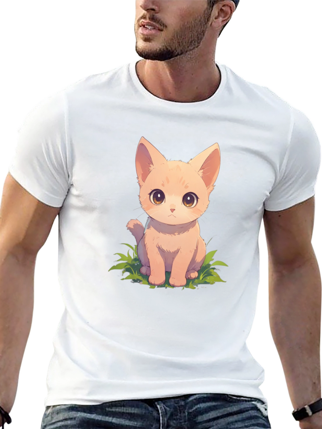 Cute Kitten Graphic T-Shirt
