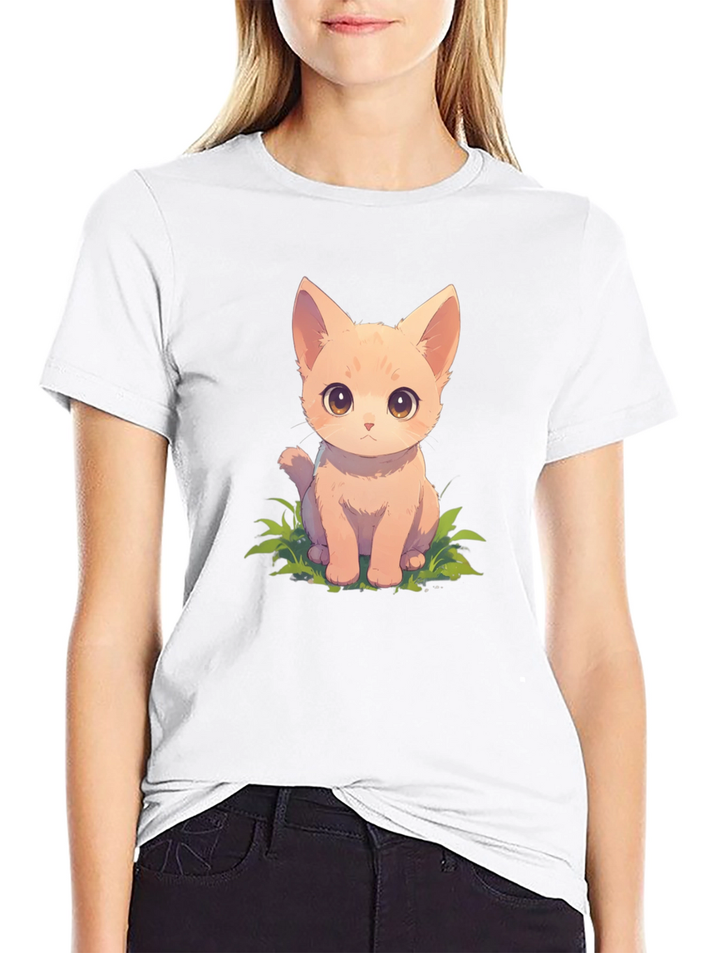 Cute Kitten Graphic T-Shirt